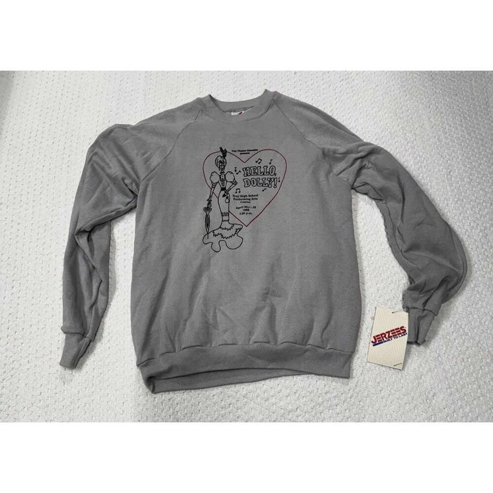 April 20,21,22 1989 Troy Theatre Ensemble Presents HELLO DOLLY Sweatshirt XL